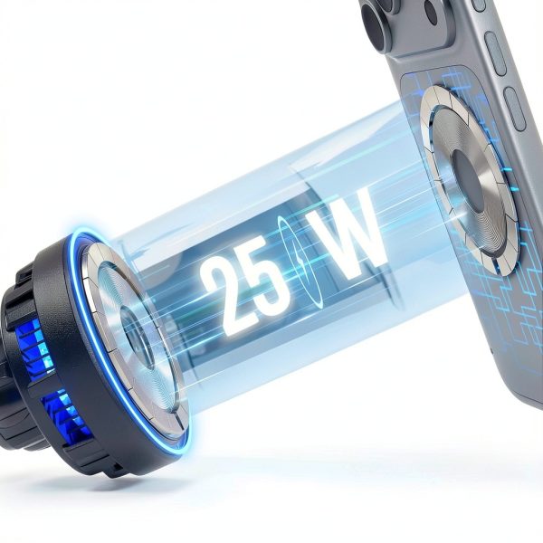 Esoulk Qi2.2 25W Cooling Cup Holder Mount Wireless Charger-5