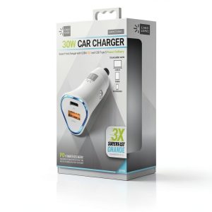 CL PD Car Charger 30W Fast Charging Dual USB Ports-0