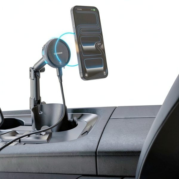 Esoulk Qi2.2 25W Cooling Cup Holder Mount Wireless Charger-9