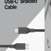 Best Buy USB C Cable Braided Charge Sync 10 ft-4
