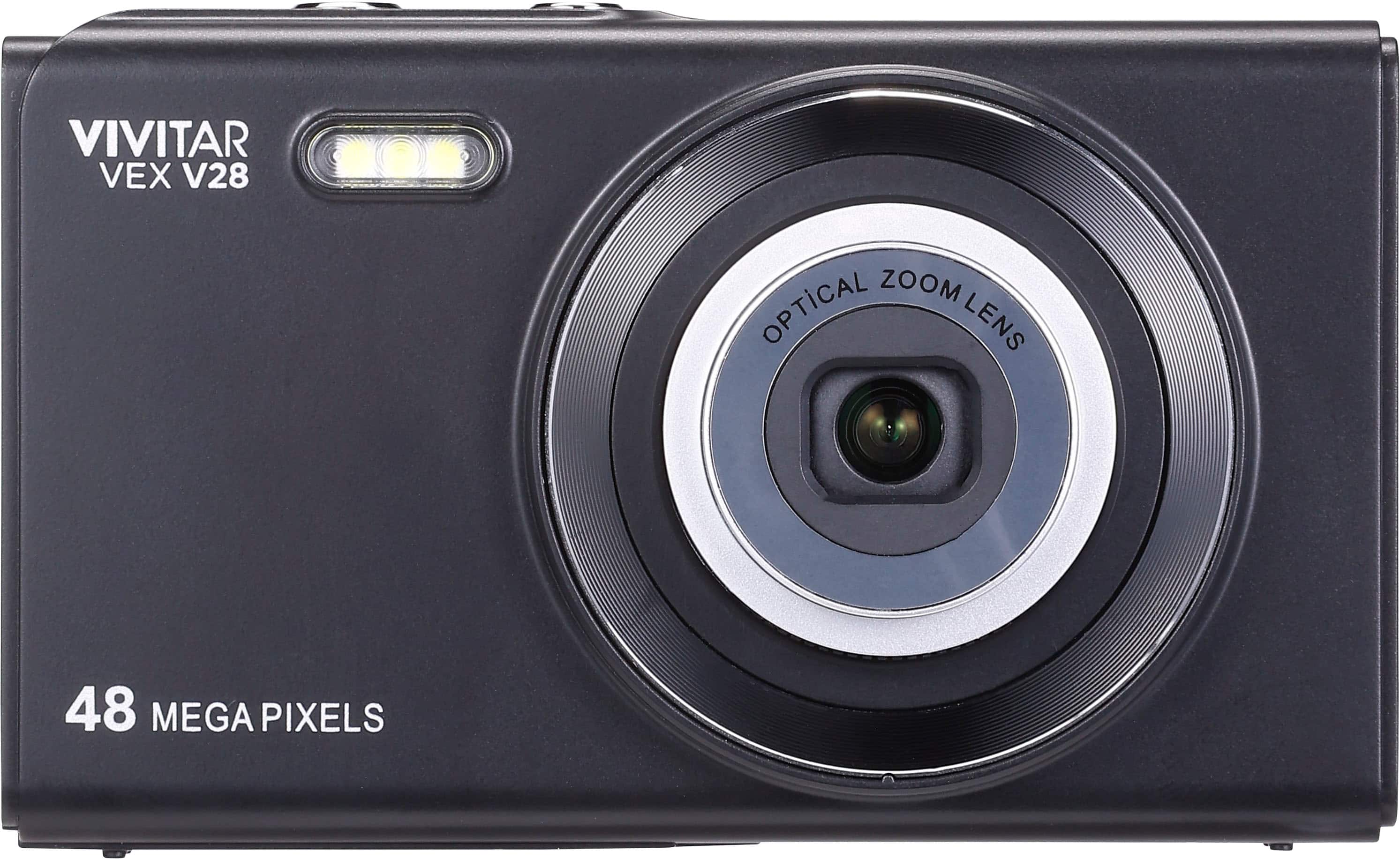 Vivitar 6x Zoom Camera displaying 18MP photo quality on a screen