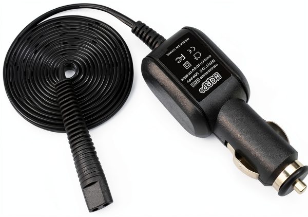 HQRP Car Charger Replacement Braun Trimmer Shaver 6V-1