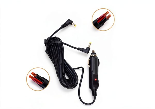 HQRP Car Charger for Yaesu Transceivers 12V DC Power-5
