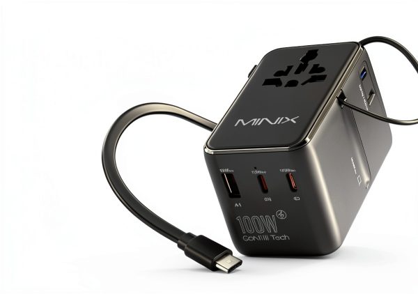 MINIX TP100C 100W GaN III Universal Travel Charger Adapter-4