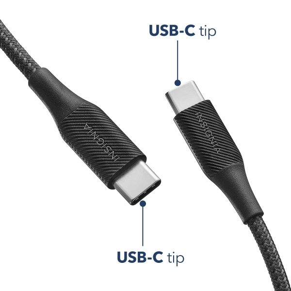 Insignia USB-C to USB-C Braided Charge and Sync Cables-7