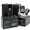 HQRP Sealed Lead Acid Smart Battery Charger 6V 12V 1A-4