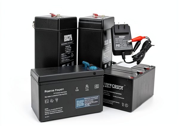 HQRP Sealed Lead Acid Smart Battery Charger 6V 12V 1A-4