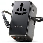 MINIX TP100C 100W GaN III Universal Travel Charger Adapter-0