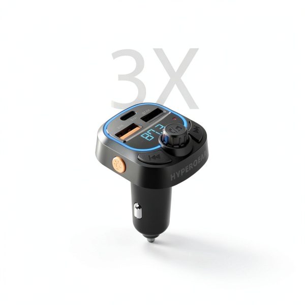 IntelliCast Road Bluetooth FM Transmitter Wireless Audio Car-4