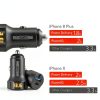 5 Core Dual Port Car Charger Fast Charging USB Type-C-4