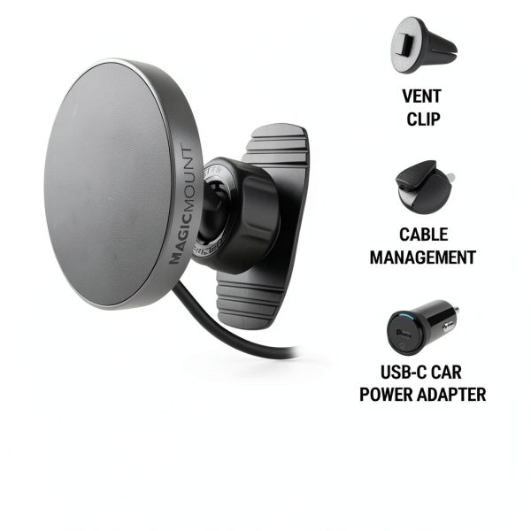 Pavo Qi2 Magnetic Phone Mount Wireless Charger Fast Charging-1