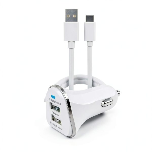 Hi Power Dual USB Car Charger Fast Charging Smart Safety-0