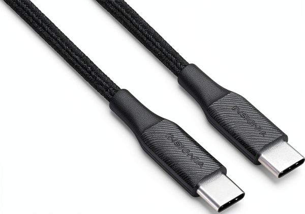 Insignia USB-C to USB-C Braided Charge and Sync Cables-1