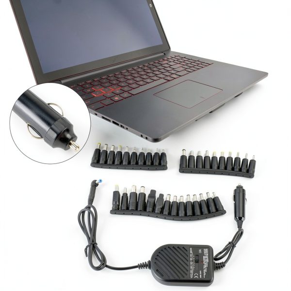Universal Laptop Car Charger 80W 34 Tips Travel Power-2