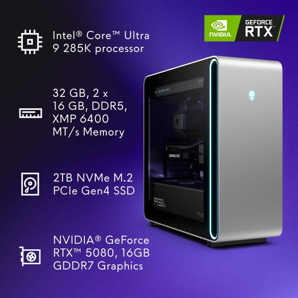 Alienware Area 51 Gaming Desktop Intel Core Ultra 9 RTX 5080-10