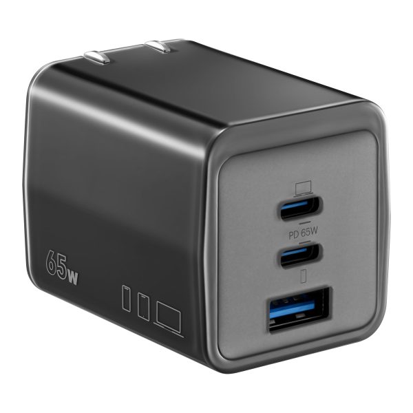 Insignia 65W USB C Wall Charger GaN Compact Foldable Plug-0
