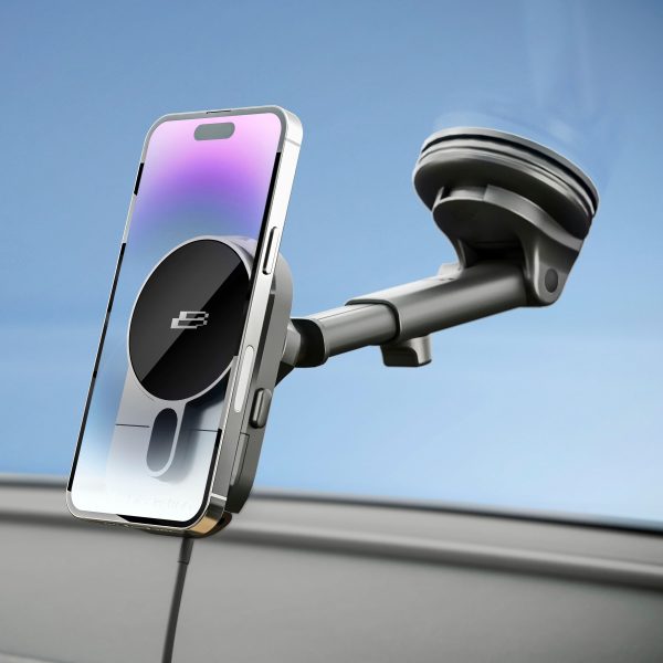 Bracketron MagAlign Charging Phone Holder MagSafe Vent Mount-2
