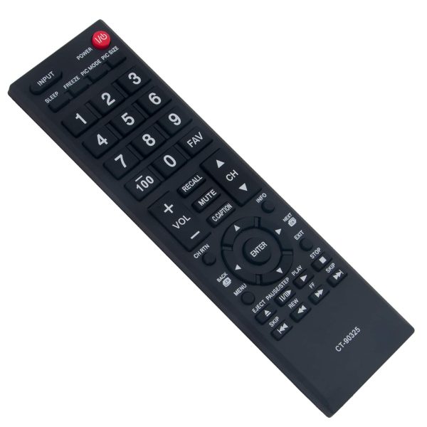 Toshiba TV Remote Control Replacement Universal Fit CT90325-5
