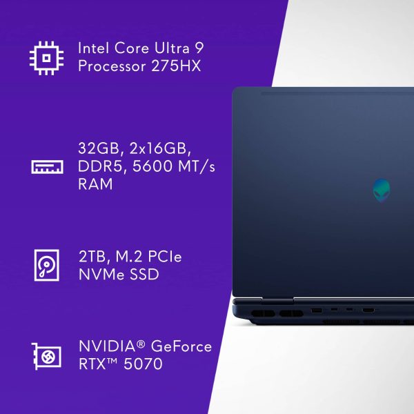 Alienware 16X Aurora Gaming Laptop Intel Core Ultra 9 240Hz-12