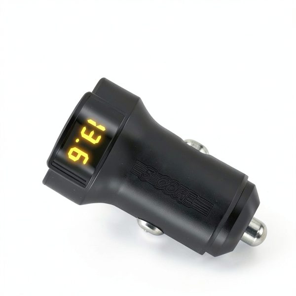 5 Core Dual Port Car Charger Fast Charging USB Type-C-7