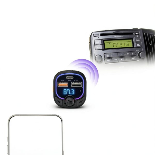 IntelliCast Road Bluetooth FM Transmitter Wireless Audio Car-7