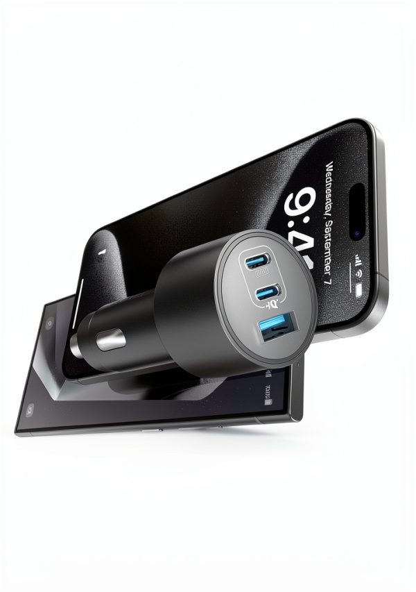 Anker Car Charger 1675W Fast Charging 3 Ports Compact-3