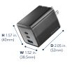 Insignia 65W USB C Wall Charger GaN Compact Foldable Plug-5