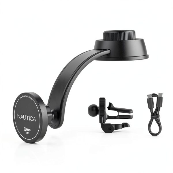 Nautica Turan QMAG Lite Wireless Magnetic Car Charger Mount-8