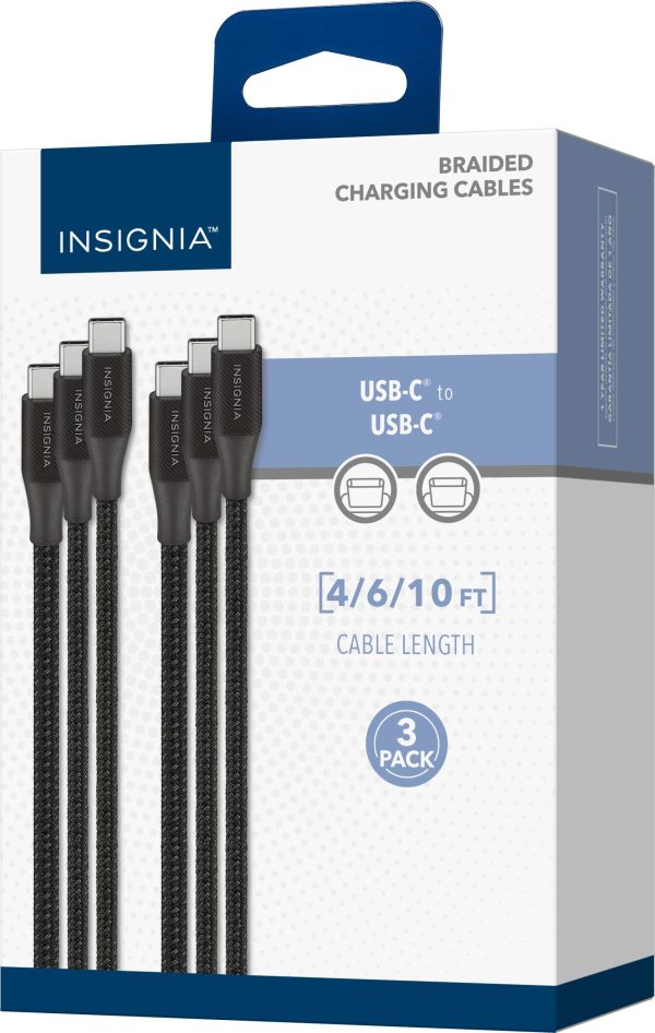 Insignia USB-C to USB-C Braided Charge and Sync Cables-13
