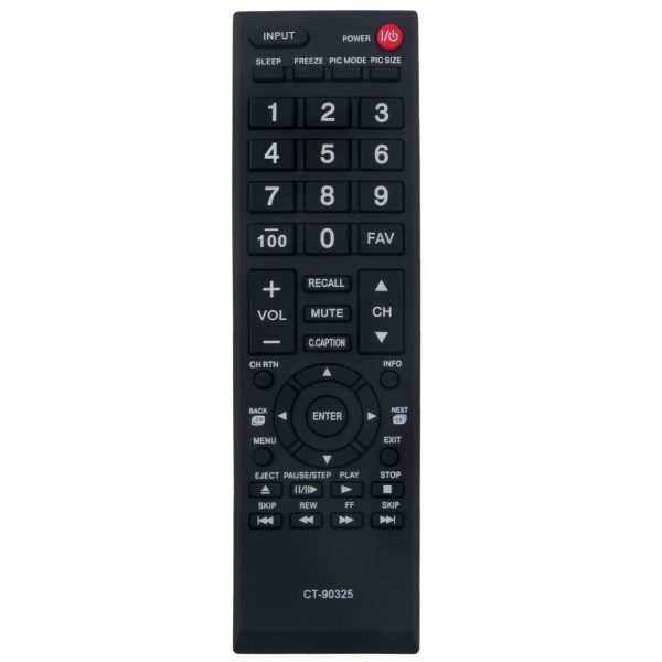 Toshiba TV Remote Control Replacement Universal Fit CT90325-0