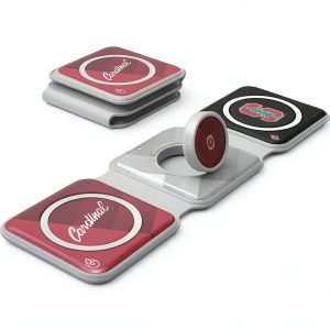 Stanford Cardinal 3 in 1 Foldable Charger Keyscaper Wireless-0