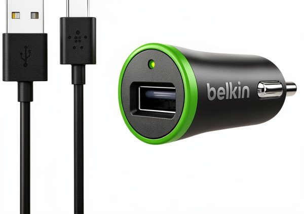 Belkin Universal Car Charger 10W Fast Charging USB-C Cable-0