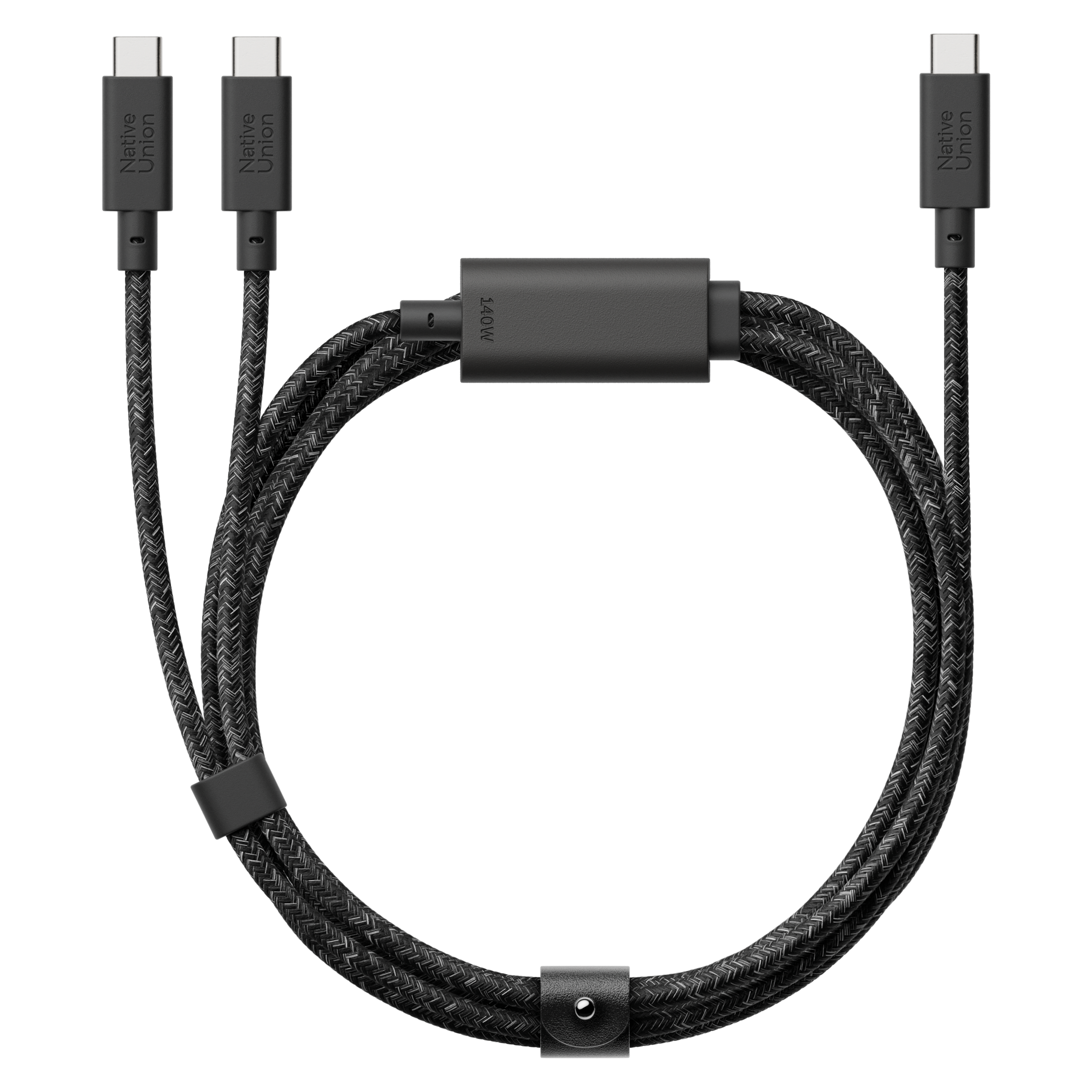 Anker USB-C cable showing dual connectors and eco-friendly materials
