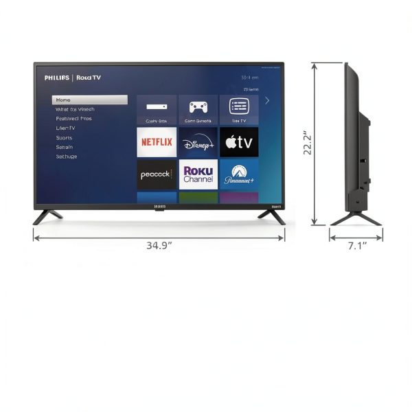 Philips 40 Inch Roku TV Full HD Smart Streaming-3
