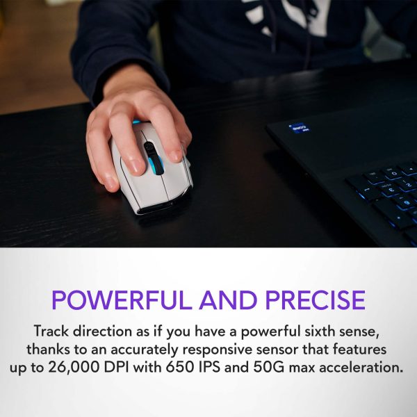 Alienware AW620M Wireless Optical Gaming Mouse PC Lunar-4