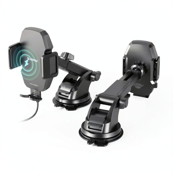 Esoulk 15W Wireless Fast Charging Car Mount Universal Qi-2