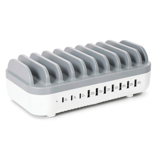 Manhattan 10 Port USB Charging Station Fast PD Power-0