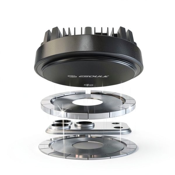 ESOUK 25W Qi2 Wireless Car Charger Tesla Mount iPhone-8