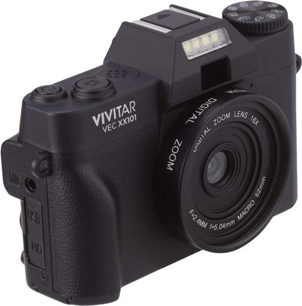 Vivitar VECXX101 4K Digital Camera Black Photography-2