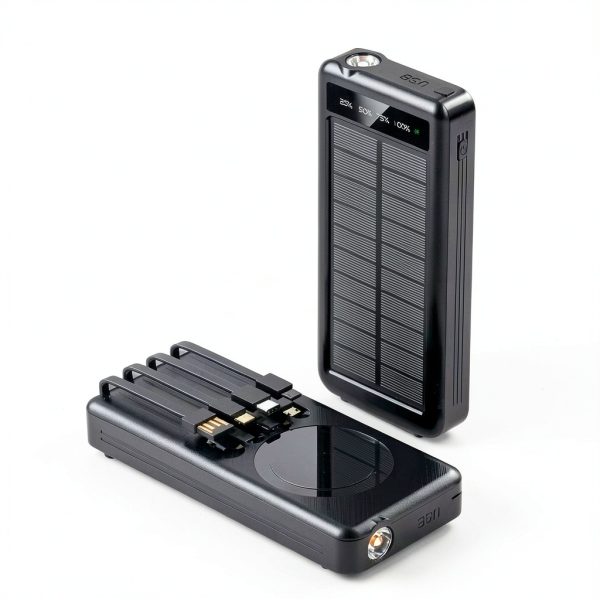Outdoor Solar Power Bank 10000mAh Solar Charger Waterproof-5