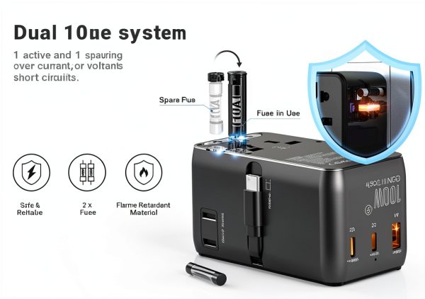 MINIX TP100C 100W GaN III Universal Travel Charger Adapter-10