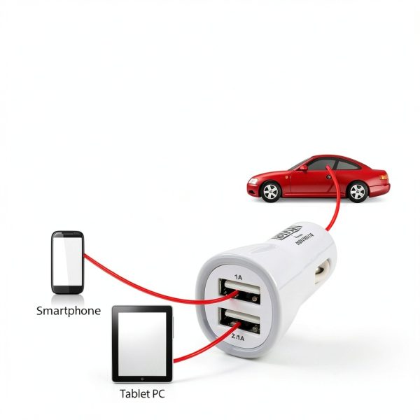 Tripp Lite Dual USB Car Charger Fast Charging Devices-2