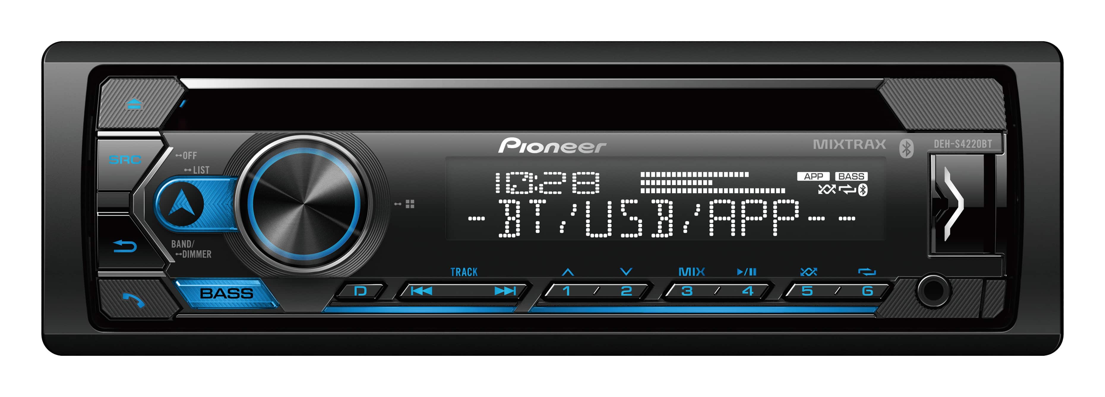Pioneer Bluetooth CD Receiver installed in a Subaru Outback dash