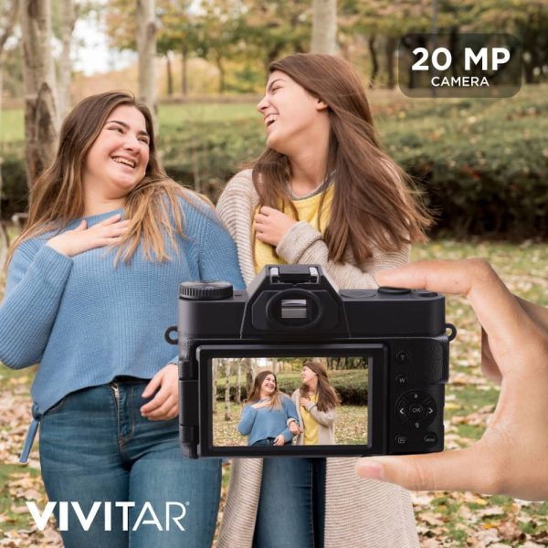 Vivitar VECXX101 4K Digital Camera Black Photography-11