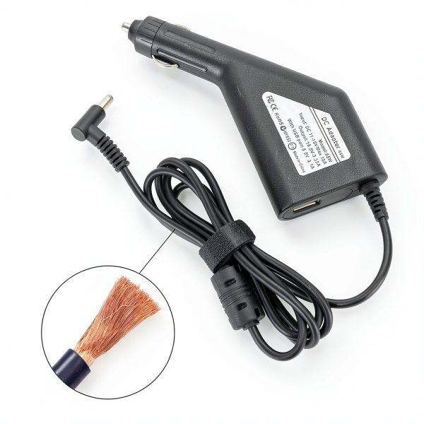 HP Laptop Car Charger 65W Compact Design for Travelers-5