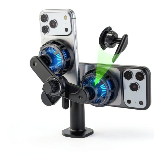 ESOUK 25W Qi2 Wireless Car Charger Tesla Mount iPhone-6