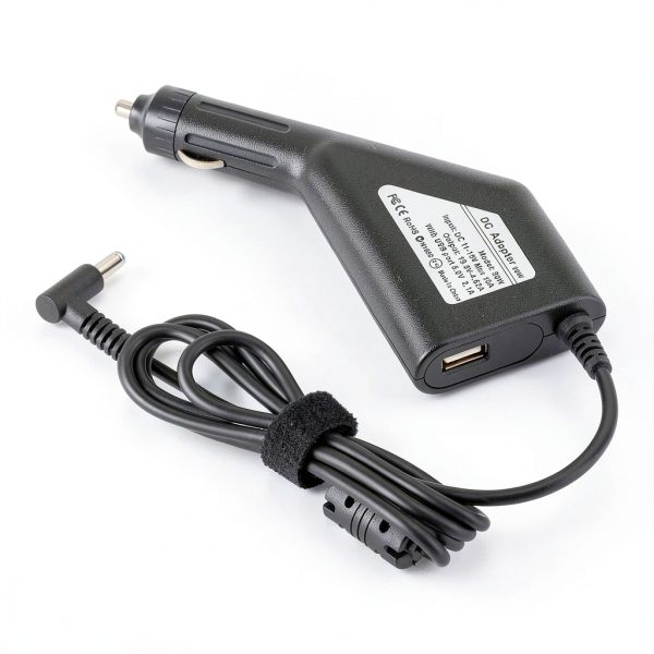 HP Laptop Car Charger 90W Dual Port Quick Charge 3.0-0