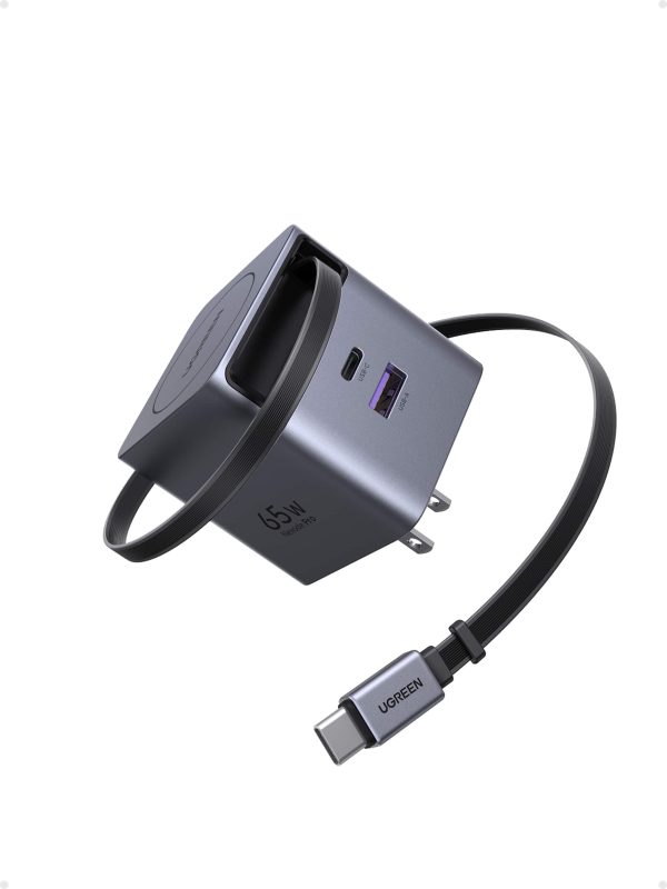 UGREEN Nexode 65W GaN Charger Compact Foldable 3 Port-0