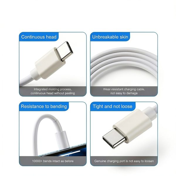 Enronix USB A to Type C Cable Fast Charging Data Transfer-2