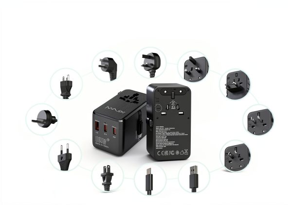 MINIX TP100C 100W GaN III Universal Travel Charger Adapter-7